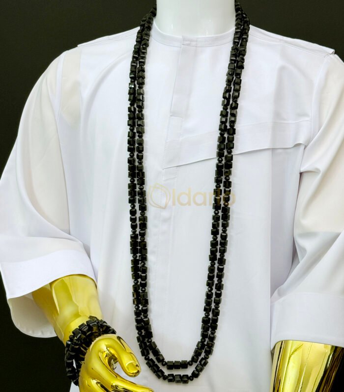 2 Layers Black Regal Bead Set